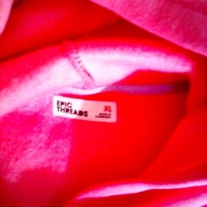 Girls fleece hooded sweatshirt Epic Threads size XL pink  like new